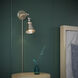Edith 9 inch 60 watt Modern Gold Swing Arm Sconce Wall Light